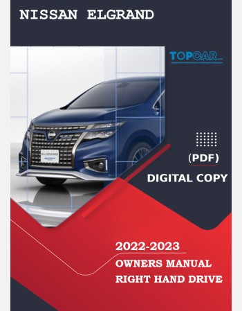 nissan elgrand 2022-2013  owners manual in english